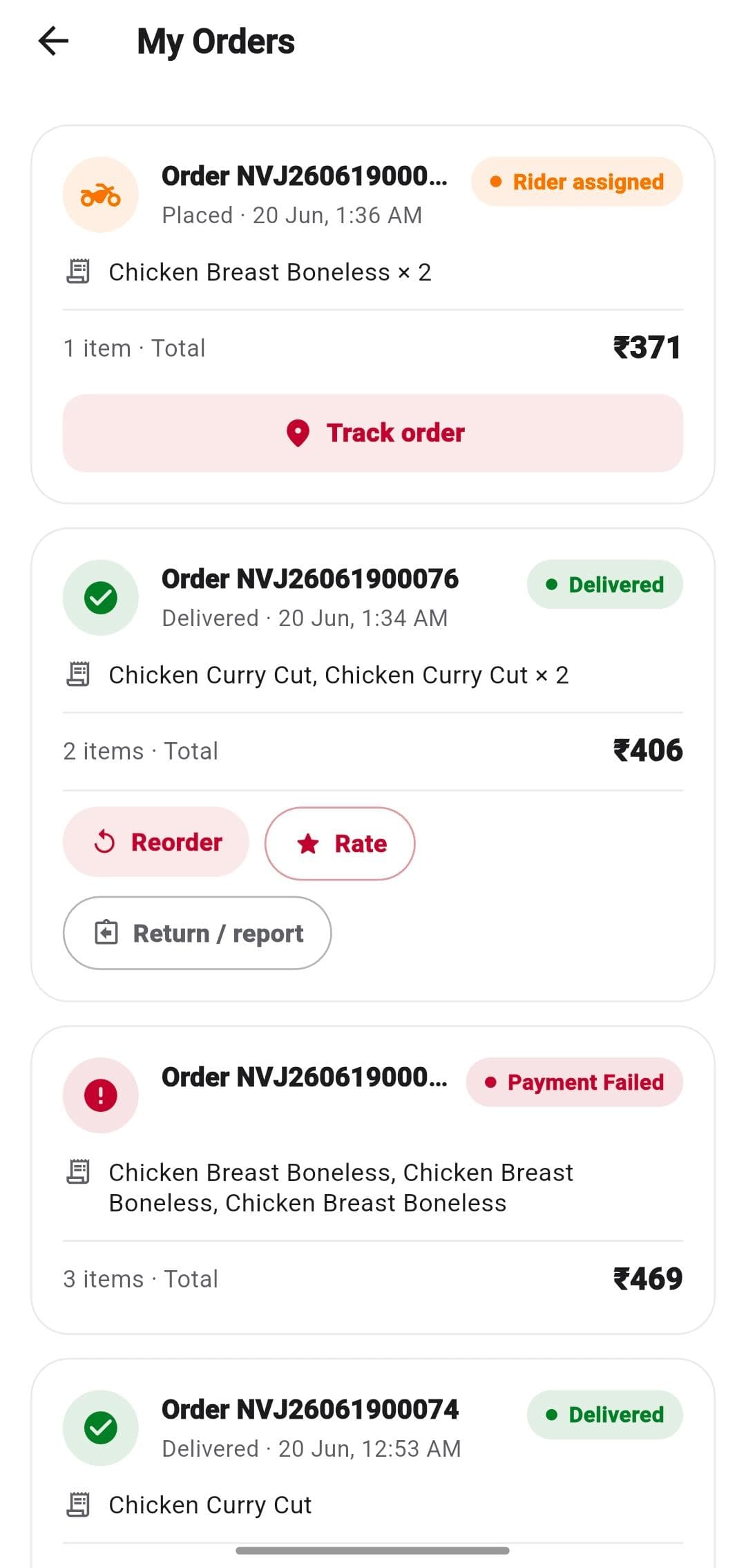 NonVeg Junction screenshot 1